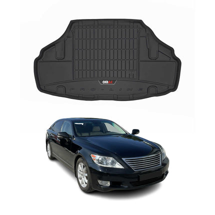 OMAC Gummi Kofferraumwanne für Lexus LS 460 2006-2017 TPE Laderaumwanne Schwarz