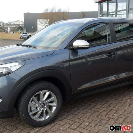Spiegelabdeckung Spiegelkappen für Hyundai Tucson 2015-2020 Chrom Silber