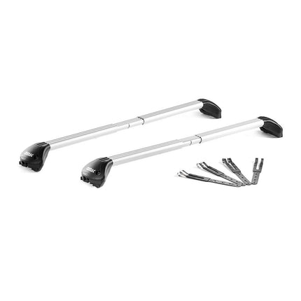 Dachträger Grundtäger für Chevrolet Captiva 2006-2016 5 tür 100kg Alu Silber ABE