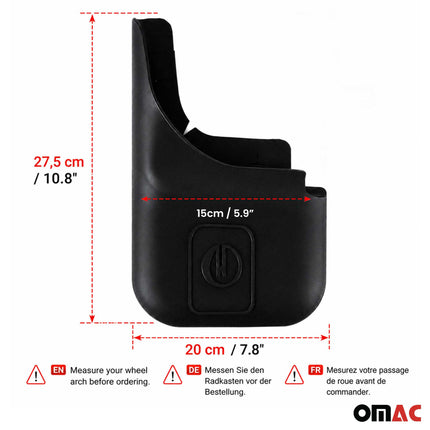 4x Schmutzfänger Spritzschutz Vorne Hinten für VW ID.Buzz 2022-2026 Universal