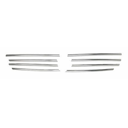 Kühlergrill Leiste Grillleisten für VW Transporter T5 2003-10 Edelstahl Chrom 8x