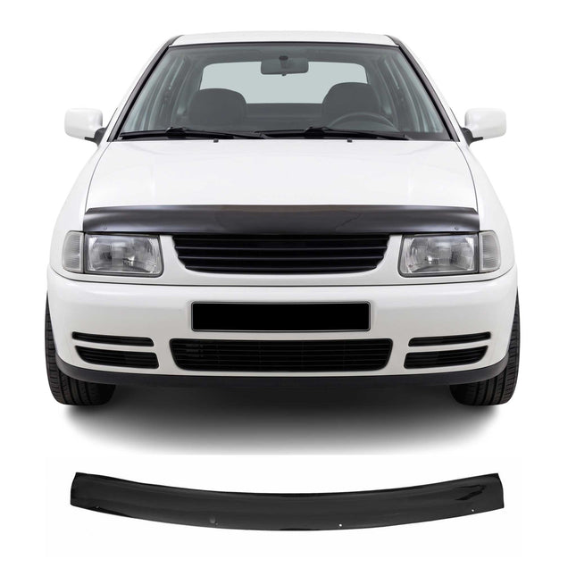 Motorhaube Deflektor Insekten Steinschlagschutz für VW Polo 1994-2002 Dunkel
