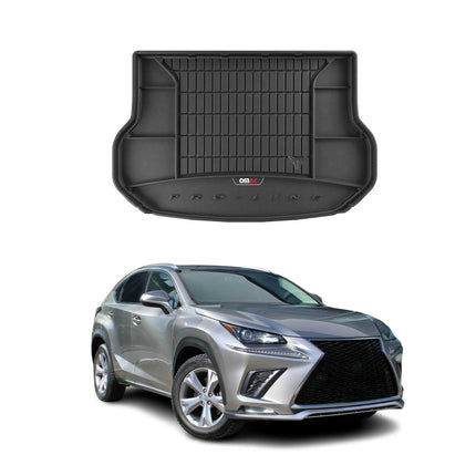 OMAC Gummi Kofferraumwanne für Lexus NX 2015-2021 TPE Laderaumwanne Schwarz
