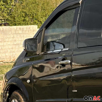 Fensterleisten Zierleisten für Mercedes Viano W639 2004-2014 Edelstahl Chrom 2x