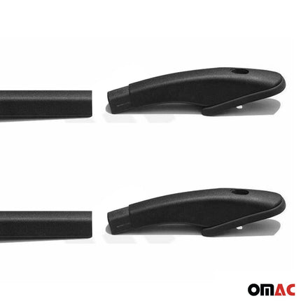 Dachreling Relingträger Aluminium für Nissan Qashqai J10 2006-2014 Alu Schwarz