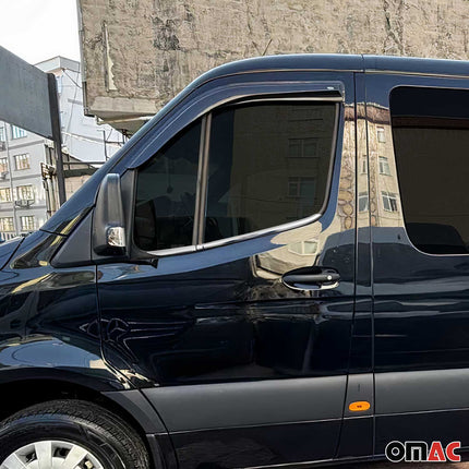 Fensterleisten Zierleisten für Mercedes Sprinter W907 2018-2026 Chrom 4tlg