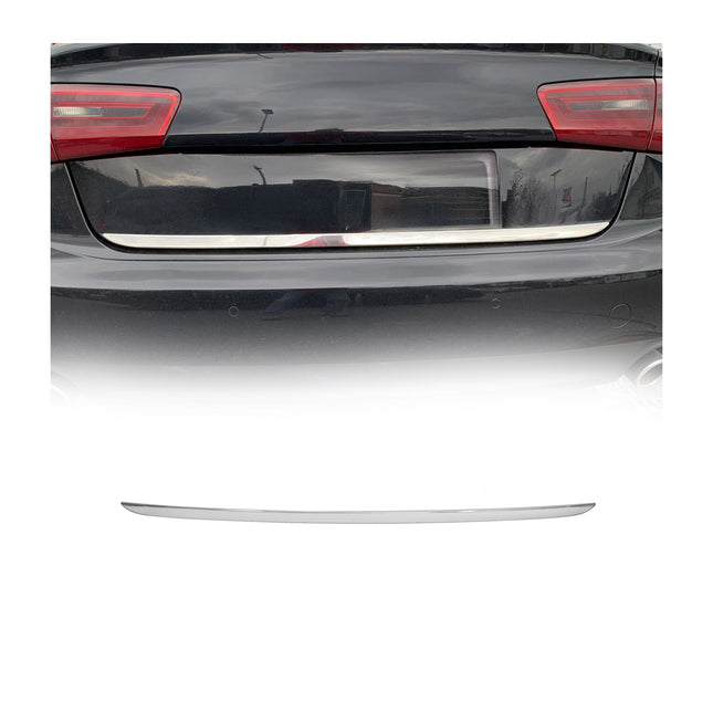 Kofferraumleiste Heckleiste für Audi A6 C7 Limo 2011-2015 Edelstahl Chrom