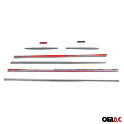 Fensterleisten Zierleisten für Citroen C4 Schrägheck 2004-2010 Edelstahl 8tlg