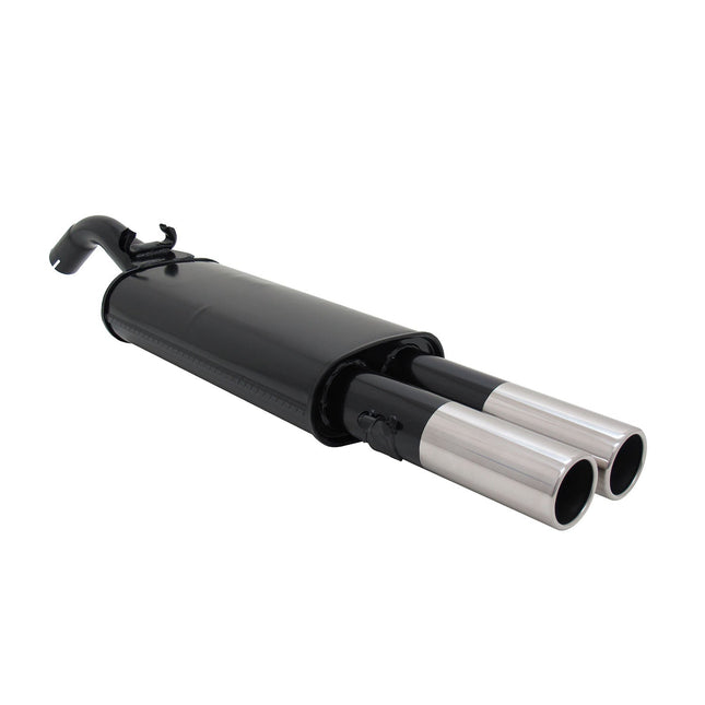 Novus Sportauspuff für VW Golf 2 19E 2x76mm Endschalldämpfer mit ABE