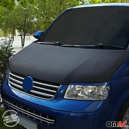 Haubenbra Bonnet Bra Steinschlagschutz für Opel Vivaro B 2014-2019 Schwarz 1tlg