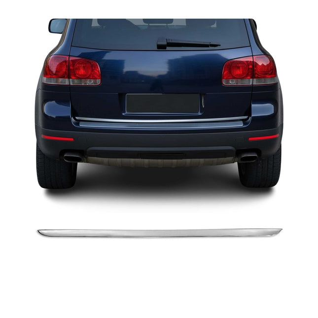 Kofferraumleiste Heckleiste für VW Touareg 2002-2010 Untere Chrom Edelstahl