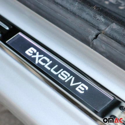 Einstiegsleisten Türschweller Exclusive für Peugeot Partner 2008-2026 Chrom 2x