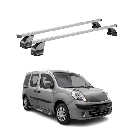 Menabo Dachträger für Renault Kangoo Express 2007-2026 75kg Stahl Silber 2x