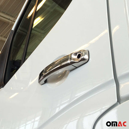 Chrom Türgriff Blende für Opel Movano 2010-2024 4-Tür Edelstahl 8tlg