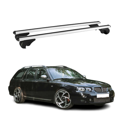 Dachträger Grundtäger für MG ZT-T 2002-2005 75kg Aluminium Silber 2 tlg