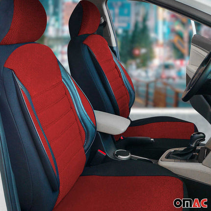 Schonbezüge Sitzbezüge für Peugeot Partner Expert Boxer Rot 5Sitz