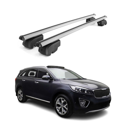 Dachträger Gepäckträger für Kia Sorento 2016-2020 Querträger ABE Alu Grau 2x
