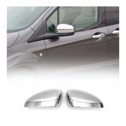 Spiegelabdeckung für Ford Transit/Tourneo Courier I PRE-FL 2014-2018 Chrom ABS
