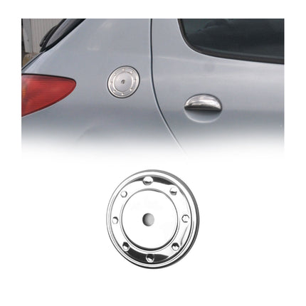 Tankdeckel Blenden Tankverschluss für Peugeot 206 206+ 1998-2012 Edelstahl Chrom