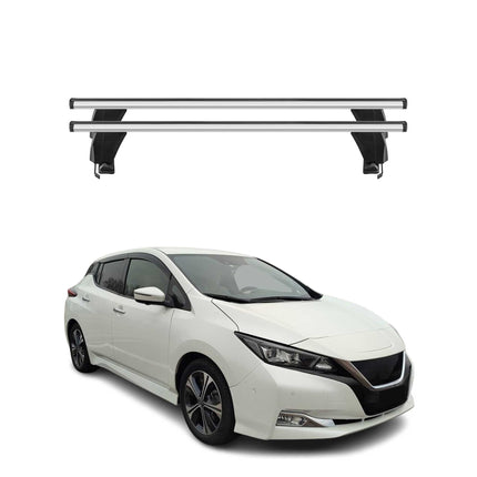 Menabo Dachträger Grundtäger für Nissan Leaf 2018-2025 50kg Alu Silber 2 tlg