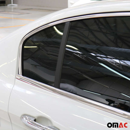 Fensterleisten Zierleisten für Fiat Tipo 2015-2026 Limo Schrägheck Chrom 8tlg
