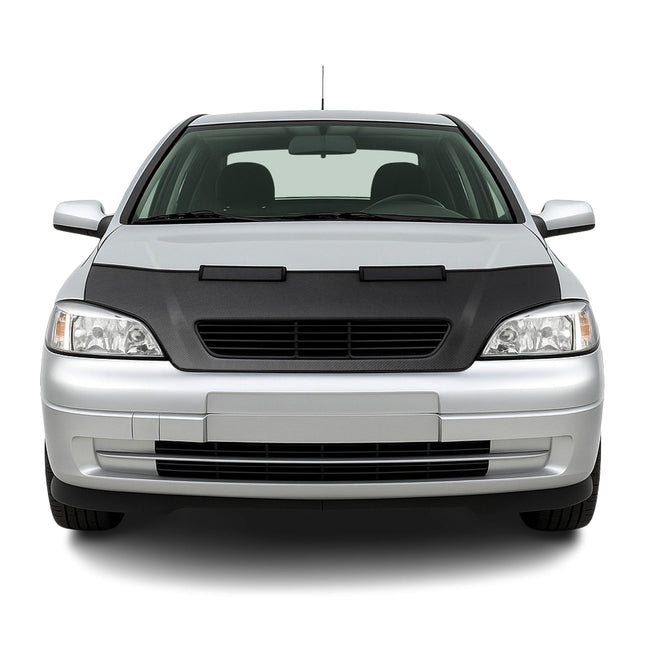 Haubenbra Steinschlagschutz für Opel Astra G Schrägheck 1998-2009 Carbon Halb