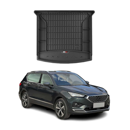 OMAC Gummi Kofferraumwanne für Seat Tarraco 2018-2024 Klappbare 3.Reihe Schwarz