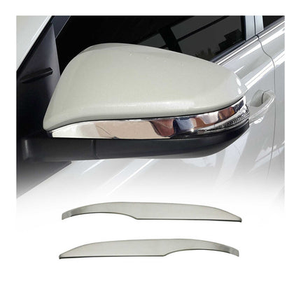 Spiegelkappen Leiste für Toyota Harrier XU60 2013-2019 Edelstahl Chrom 2tlg