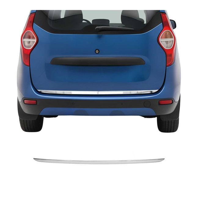 Kofferraumleiste Heckleiste für Dacia Lodgy 2012-2024 Untere Chrom Edelstahl