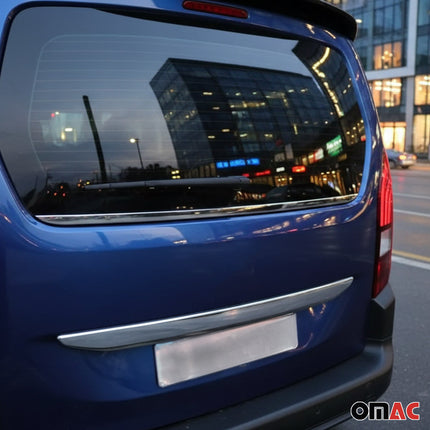 Fensterleisten Zierleisten für Peugeot Rifter 2018-2026 Edelstahl Chrom 1tlg
