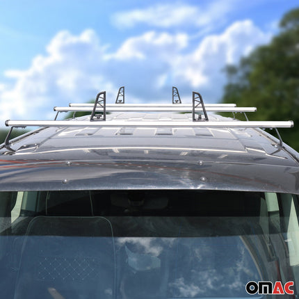 3x Dachträger + Leiterhalter Set für VW T5 T6 T6.1 Transporter 2003-2024 Grau