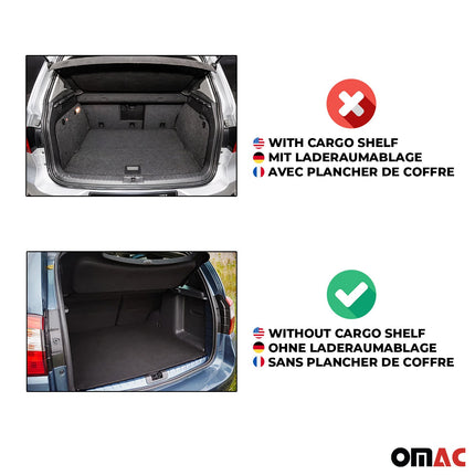 OMAC Gummi Kofferraumwanne für Peugeot 508 2018-2025 TPE Laderaumwanne Schwarz