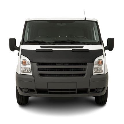 Haubenbra Steinschlagschutz für Ford Transit Pre-Facelift 2000-2006 Schwarz Halb