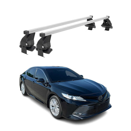 Menabo Dachträger Grundtäger für Toyota Camry XV70 2018-2022 50kg Stahl Grau 2x