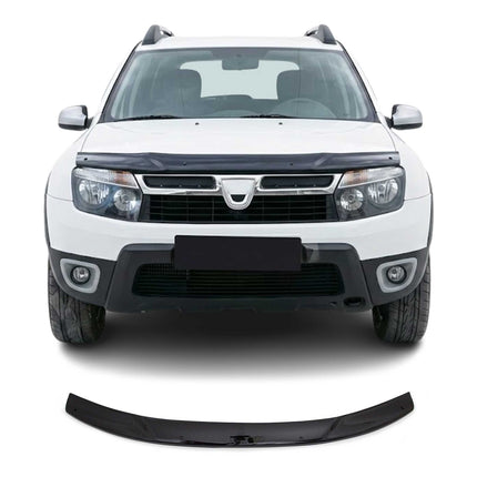 Motorhaube Deflektor Insekten Steinschlagschutz für Dacia Duster 2010-17 Dunkel