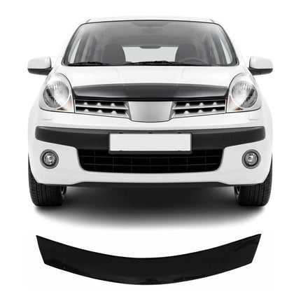 Motorhaube Deflektor Insekten Steinschlagschutz für Nissan Note 2005-2009 Dunkel