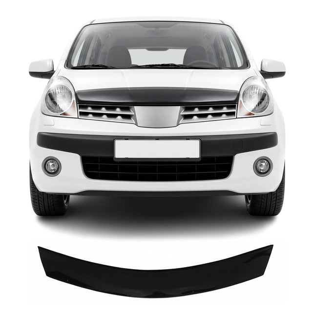 Motorhaube Deflektor Insekten Steinschlagschutz für Nissan Note 2005-2009 Dunkel
