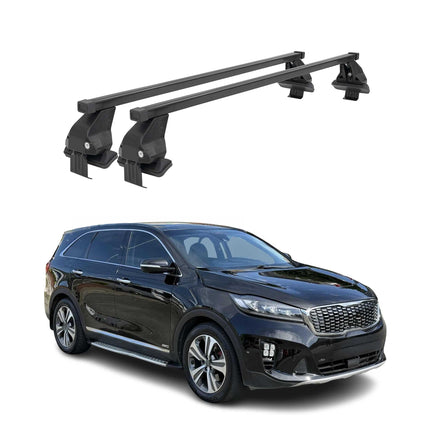 Menabo Dachträger Grundtäger für Kia Sorento MQ4 2021-2026 50kg Stahl Schwarz 2x