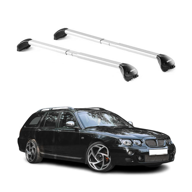 Dachträger Grundtäger für MG ZT-T Kombi 2002-2005 5 tür 100kg Alu Silber 2x ABE