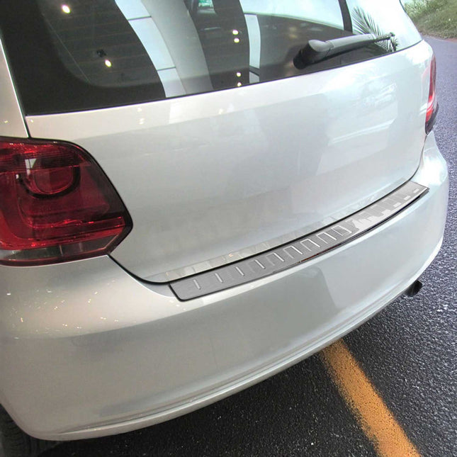 Ladekantenschutz Stoßstange für VW Polo mk5 Schrägheck 2009-2017 Chrom gebürstet