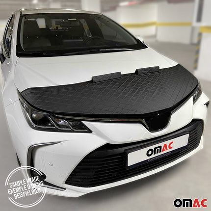 Haubenbra Steinschlagschutz Bonnet Bra für Ford C-Max 2015-2019 Schwarz Halb