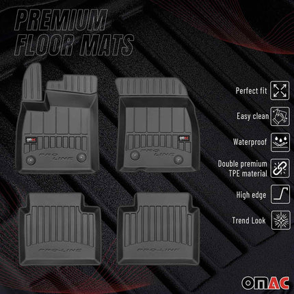 OMAC Gummi Fußmatten für Ford Focus mk4 2019-2025 Premium TPE Automatten