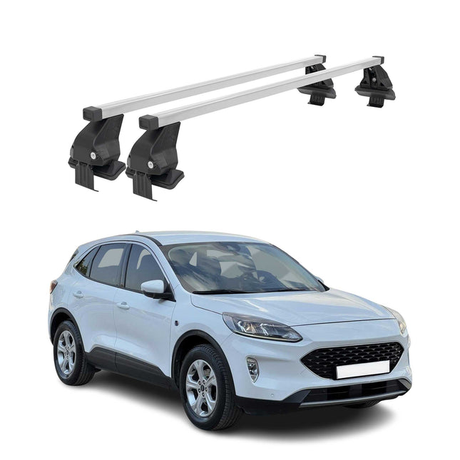 Menabo Dachträger Grundtäger für Ford Kuga III 2019-2026 50kg Stahl Silber 2 tlg