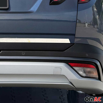 Kofferraumleiste Heckklappe Leiste für Hyundai Tucson 2022-2026 Edelstahl Chrom