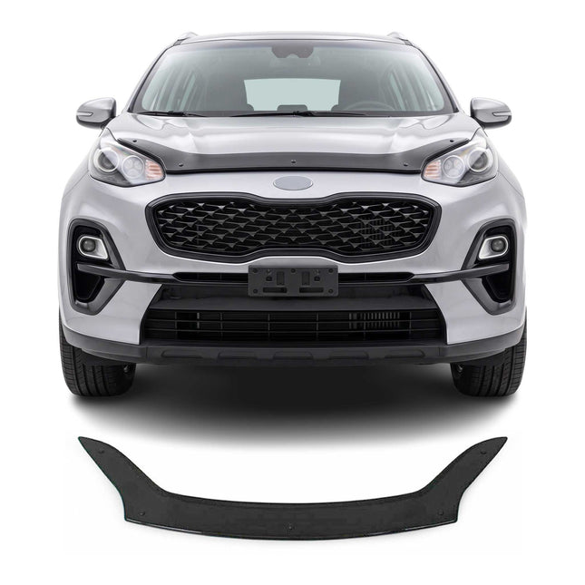 Motorhaube Deflektor Insekten Steinschlagschutz für Kia Sportage 2015-21 Dunkel
