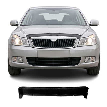 Motorhaube Deflektor Insekten Steinschlagschutz für Skoda Octavia 2004-13 Dunkel
