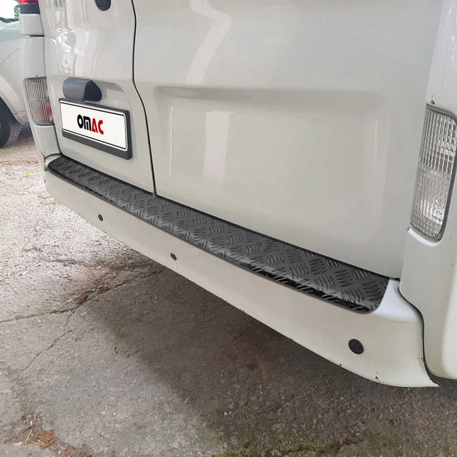 Ladekantenschutz Stoßstangenschutz für Opel Movano B 2010-2021 Aluminium Schwarz