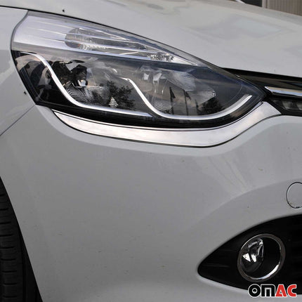 Scheinwerfer Scheinwerferblende für Renault Clio 4 Grandtour 2012-2019 Chrom 2x