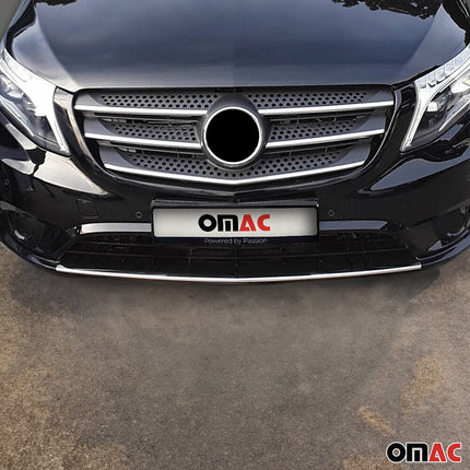 Kühlergrill Leisten Grillleisten für Mercedes Vito W447 2014-19 Edelstahl Chrom