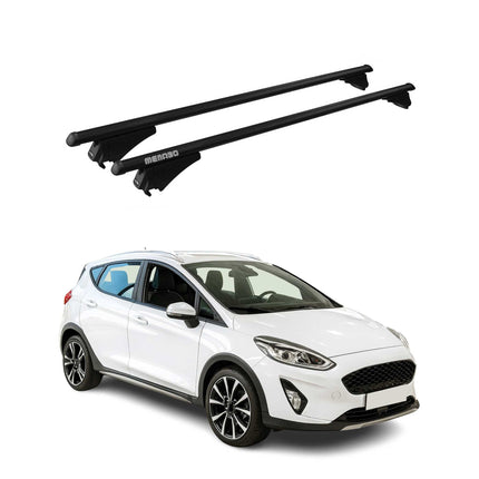 Menabo Grundträger Dachträger für Ford Fiesta Active 2018-2023 ABE Alu Schwarz